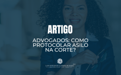 Artigo – Advogados: Como protocolar asilo na corte?
